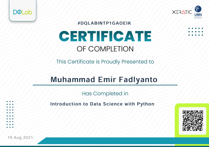 Introduction Data Science with Python