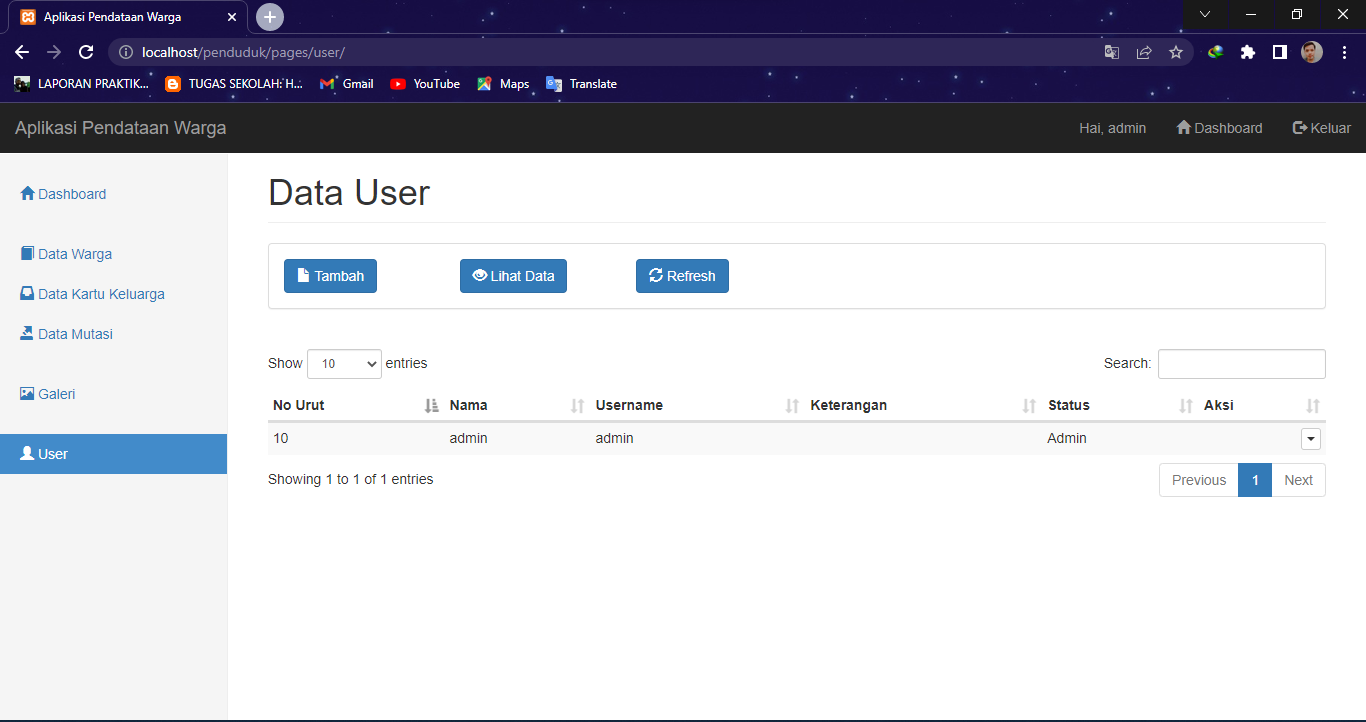 Citizen Data Collection Website